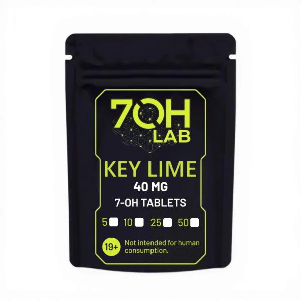 7OH Lab 40MG Key Lime 7-Hydroxymitragynine Tablets Canada
