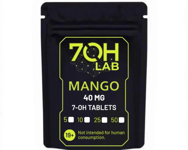 7OH Lab 40MG Mango 7-Hydroxymitragynine Tablets Canada