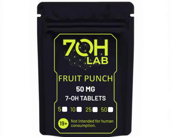 7OH Lab 50MG Fruit Punch 7-Hydroxymitragynine Tablets Canada