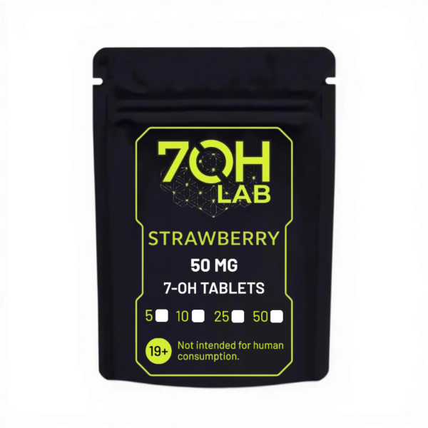7OH Lab 50MG Strawberry 7-Hydroxymitragynine Tablets Canada